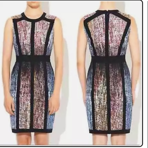 BCBGMaxAzria Multicolor Sleeveless Dress - Picture 2 of 6